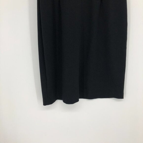 Eileen Fisher Perfect solid Little Black dress sleevless mid thigh length xs - Picture 5 of 15